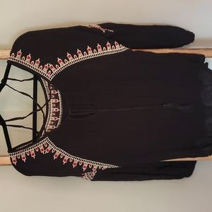 Amisu Boho Women's Top Blouse | Medium